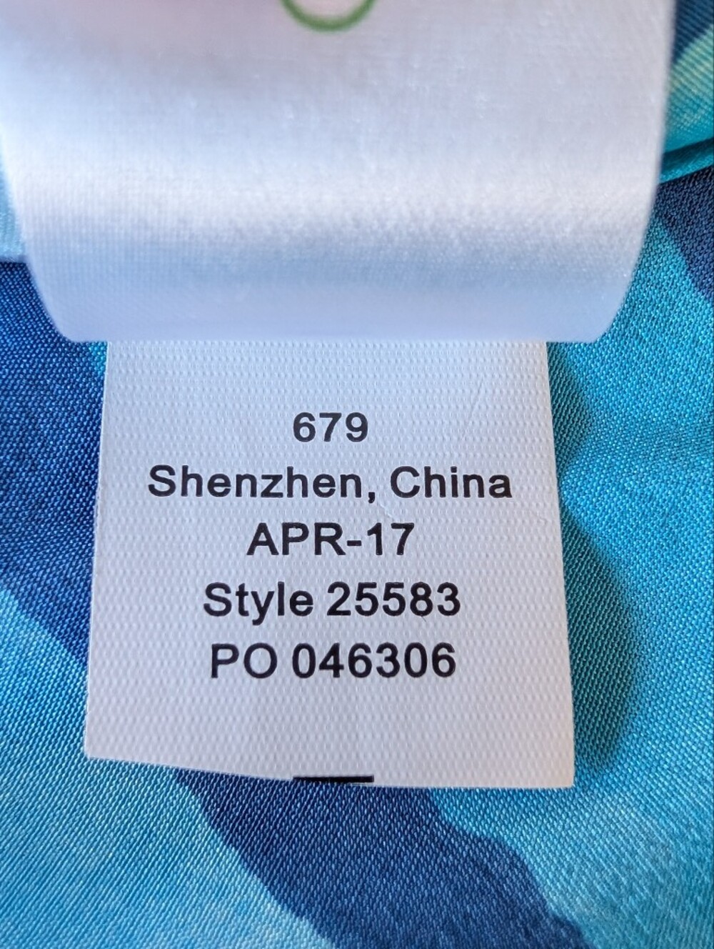 Lilly Pulitzer Stasia Silk Sparkling Blue Get Inky Vest OS Blue Turquoise - Picture 14 of 15